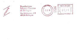 ITALIA ITALY - 2002 BOLOGNA Fondazione Museo Ebraico - Ema Affrancatura Meccanica Rossa Red Meter - 18072 - Museos