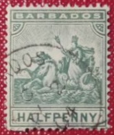 GRAN BRETAGNA BARBADOS 1892 SEAL OF COLONY - Barbados (...-1966)