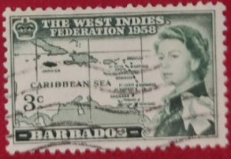 GRAN BRETAGNA BARBADOS 1958 THE WEST INDIES. FEDERATION - Barbados (...-1966)