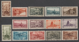 SAAR / SARRE - 1927 - SERIE COMPLETE YT N°107/120 * MH (119 OBLITERE) - COTE = 44 EUR. - Unused Stamps