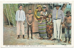 PANAMA - Familia Indigena De La Isla De Carti - Panama