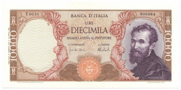 10000 LIRE BANCA D'ITALIA MICHELANGELO MEDUSA 15/02/1973 SUP - Sonstige & Ohne Zuordnung