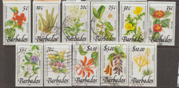 Barbados  1989 Flowers  Fine Used To $10 - Barbades (1966-...)