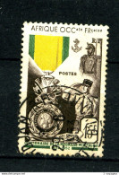 A.O.F. - 46 - 15F Médaille Militaire - Oblitéré - Très Beau - Used Stamps