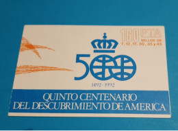 ESPAGNE 1992 / QUINTO CENTENARIO DEL DESCUBRIMIENTO DE AMERICA / CARNET PLIE 6 TP / NEUF FDC - Booklets