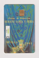 SPAIN - Seville Fiesta 2001 Chip Phonecard - Commemorative Advertisment