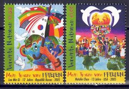 UNO Wien 2005 - Weltfriedenstag, Nr. 451 - 452, Postfrisch ** / MNH - Unused Stamps