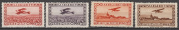 SAAR / SARRE - 1928/1932 - POSTE AERIENNE YT N°1/4 * MH - COTE = 74 EUR. - Nuovi