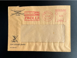 NETHERLANDS 1966 LETTER ZWOLLE 18-07-1966 NEDERLAND GEMEENTE ZWOLLE - Briefe U. Dokumente