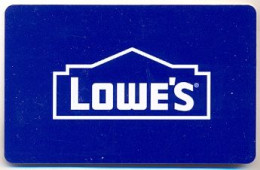 Lowe's, U.S.A., Carte Cadeau Pour Collection, Sans Valeur, # Lowes-98 - Cartes De Fidélité Et Cadeau