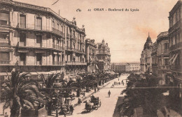 ALGERIE - Oran - Vue Sur Le Boulevard Du Lycée - Carte Postale Ancienne - Oran