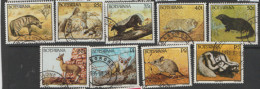 Botswana  1992  SG 744-52  Animals  Fine Used - Botswana (1966-...)