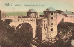 BELGIQUE - Namur - Château Féodal Des Comtes - Colorisé - Carte Postale Ancienne - Namur