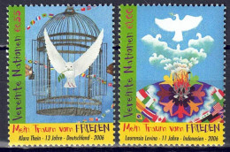 UNO Wien 2006 - Weltfriedenstag, Nr. 475 - 476, Postfrisch ** / MNH - Ungebraucht