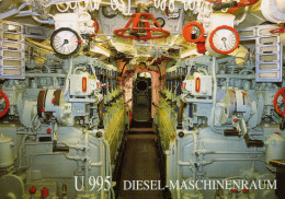 05467 - Ostseebad LABOE - Tech. Museum U 995 -  Blick In Den Maschinenraum (3) - Submarinos