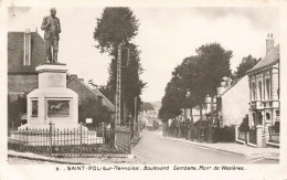 FRANCE - Saint Pol Sur Ternoise - Boulevard Gambetta - Mont De Wazières - Carte Postale Ancienne - Saint Pol Sur Ternoise