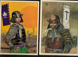 Lot De 2 Cartes Postales - 1986 AEDENA Et GIGI - Bandes Dessinées