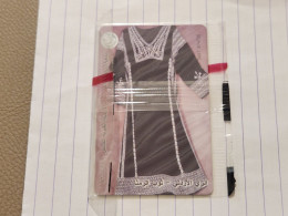 JORDAN-(JO-ALO-0178)-Traditional Dress-(54)-(3001-874735)-(1JD)-(02/2004)-mint Card+1card Prepiad Free - Jordanien