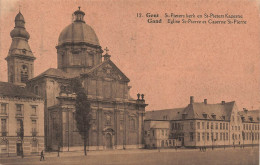 BELGIQUE - Gand - Eglise St Pierre Et Caserne St Pierre - Carte Postale Ancienne - Gent