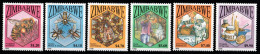 1998 Zimbabwe Beekeeping Bees Set MNH** B575 - Honeybees