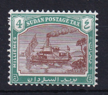 Sdn: 1948   Postage Due - Gunboat  SG D13   4m   MNH - Soedan (...-1951)