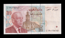 Marruecos Morocco 20 Dirhams King Hassan II 1996 Pick 67a Mbc/+ Vf/+ - Marruecos