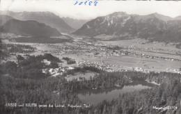 E4484) URISEE Und REUTTE Gegen Das Lechtal - Außerfern - Tirol S/W FOTO AK - - Reutte