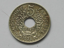 INDOCHINE - 5 Cent 1938  *****  EN ACHAT IMMEDIAT **** - Indochine