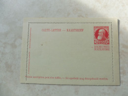 Entier Postale Entiers Postaux Carte Lettre  Neuf Mnh Interieur Pub Tuberculeux 1910 Grosse Barbe - Letter-Cards
