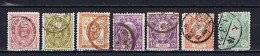 Japan 1888: New Koban, 7 Diff. (15 Sen 2 Perf.) Used, Gestempelt - Gebraucht