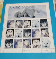 USA 1998 / ARTIC ANIMALS / ANIMAUX POLAIRES ARTIQUES / BLOC FAUILLET 15 TP NON PLIE / NEUF FDC - Unused Stamps