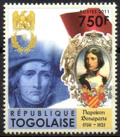 TOGO 2011 - 1v - MNH - 190th Anniversary Of Napoleon Bonaparte - Napoleone - Eagle - Aigle - Napoleon