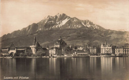 SUISSE- Luzern Mit Pilatus - Vue Générale De La Ville - Carte Postale - Lucerna