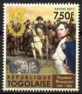 TOGO 2011 - 1v - MNH - 190th Anniversary Of Napoleon Bonaparte - Napoleone - Eagle - Aigle - France - Horse - Pferd - Napoleon