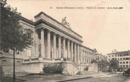 FRANCE - Saint Etienne (Loire) - Vue Panoramique De L'entrée Du Palais De Justice - B F Paris - Carte Postale Ancienne - Saint Etienne