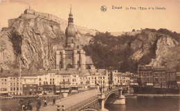BELGIQUE - Dinant - Le Pont, L'Eglise Et La Citadelle - Edit Nels - Carte Postale Ancienne - Dinant