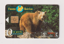SPAIN - Brown Bear Chip Phonecard - Commémoratives Publicitaires