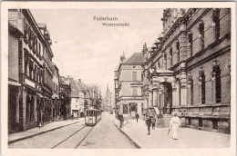 Paderborn Westernstraße (Strassenbahn / Tram) (Feldpost 1916) - Paderborn