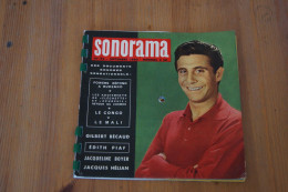 SONORAMA N° 22 SEPT 1960 G BECAUD EDITH PIAF JACQUELINE BOYER JACQUES HELIAN ET + - Formati Speciali