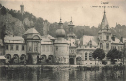 BELGIQUE - Dinant - L'Hôtel De Ville Et La Poste - Bateau - Carte Postale Ancienne - Dinant