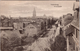 Insterburg , Wilhelmstraße (Feldpost , Stempel "Insterburg" 1915) - Ostpreussen