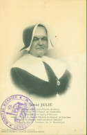 Guerre 14 Cachet Hôpital Hospice Gerbéviller Meurthe Et Moselle CP CPA Soeur Julie - Guerra De 1914-18