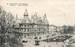 BELGIQUE - Anvers - Banque Natrionale - Animé - Carte Postale Ancienne - Antwerpen