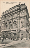 FRANCE - Paris - Vue Panoramique De L'entrée De L'opéra Comique Théâtre - Carte Postale Ancienne - Churches