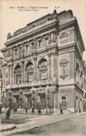 FRANCE - Paris - Vue Panoramique De L'entrée De L'opéra Comique Théâtre - Carte Postale Ancienne - Kirchen