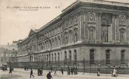 FRANCE - Paris - Vue Panoramique De La Colonnade Du Louvre A P - Animé - Carte Postale Ancienne - Kerken