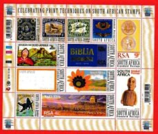 RSA, 2010, MNH Sheet Of Stamps  , SACC 2103, Print Technics, F3849 - Ungebraucht