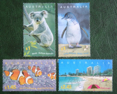 Australian Impressions WILDLIFE Koala Fish Pinguin 2004 Mi 2328-2331 Used Gebruikt Oblitere Australia Australien - Oblitérés