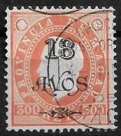 MACAU 1902 D. LUIS I SURCHARGED USED (NP#70-P12-L8) - Used Stamps