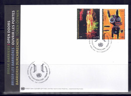 UNO Wien 2013 - Barrieren Durchschreiten, FDC Mit Nr. 791 - 792 - FDC